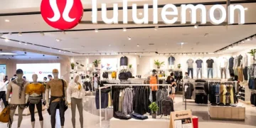 lululemon成为中国第三大外国运动服装品牌